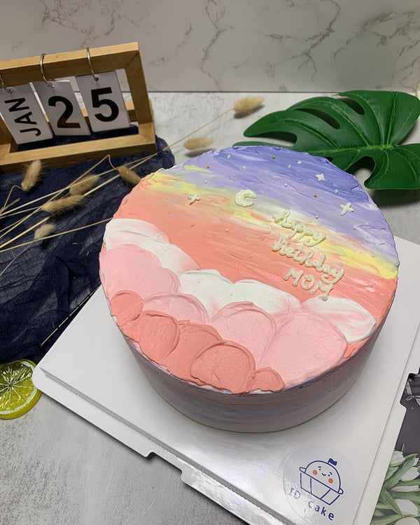 Sunset cake